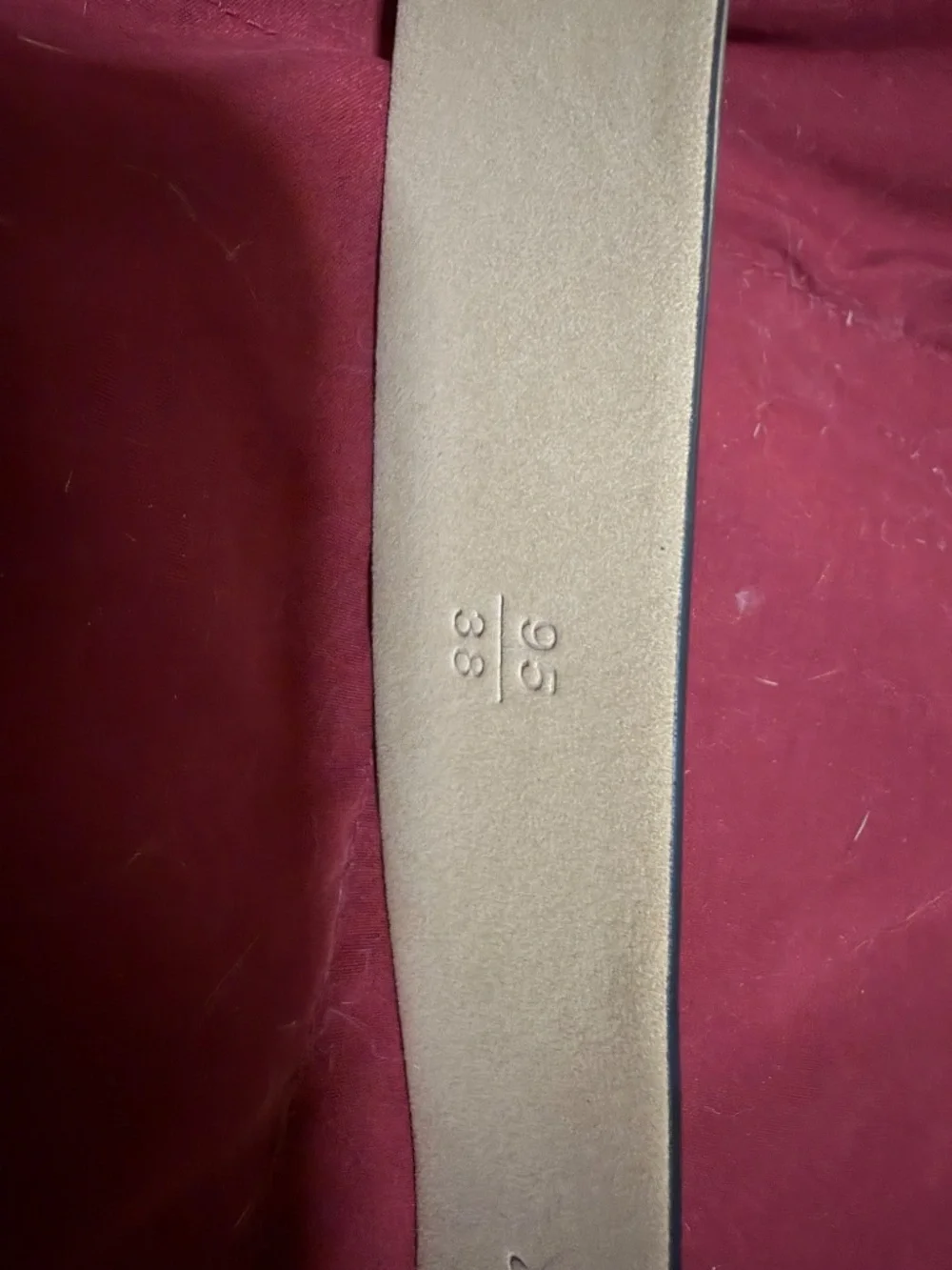 Chanel Belt 95/38 black calf leather with brushed silver buckle. $300 firm.